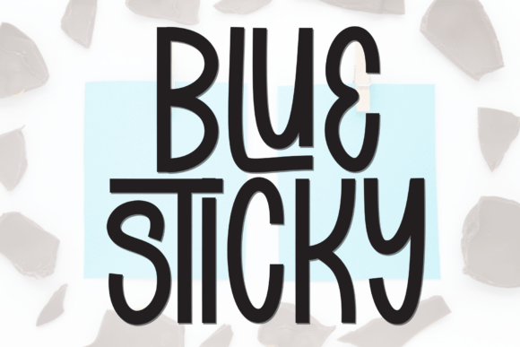 Blue Sticky: A Font That Speaks with Personality