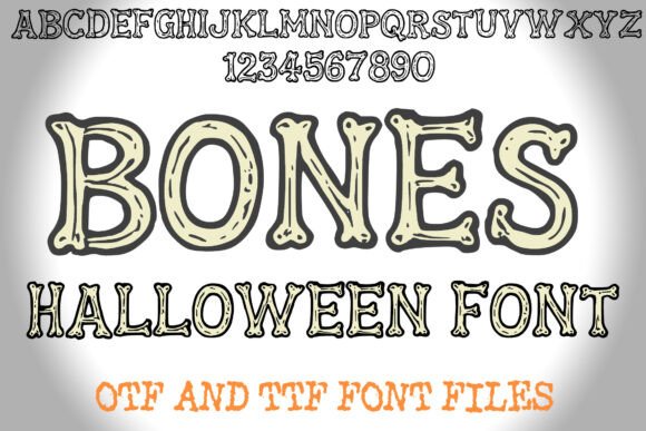 Bones Halloween Font: A Bold Choice for Digital Creativity