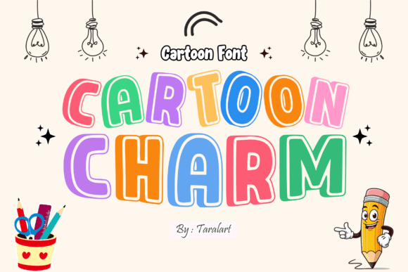 Cartooncharm Regular: A Playful Display Font for Digital Design