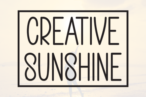 Creative Sunshine: A Warm, Handwritten Font for Digital Design