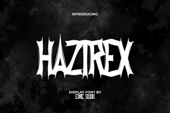 Haztrex: A Sharp Display Font for Bold Branding