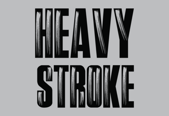 Heavy Stroke: A Bold Choice for Digital Branding