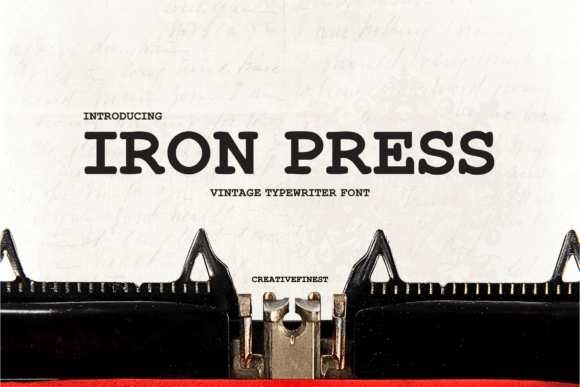 Ironpressfont: The Perfect Font for a Timeless Brand