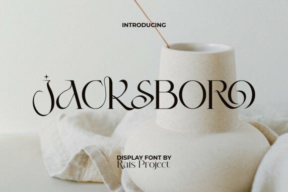 Jacksboro: A Font for Refined Editorial Design