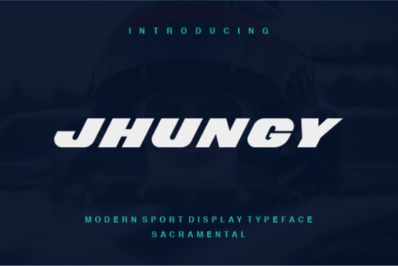 Jhungy: A Bold Display Font for Small Business Branding