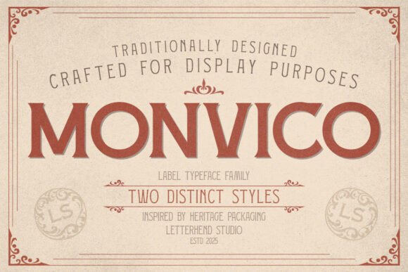 Monvico One: A Display Font for Bold Digital Identity