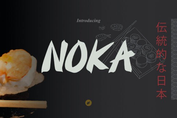 Noka Regular: A Bold Display Font for Editorial Design