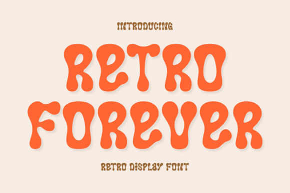 Retro Forever Font: Vintage Typeface for Small Business Branding