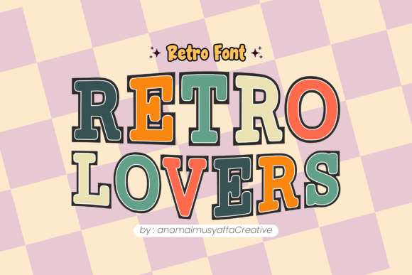 Retrolovers Regular: A Font with Nostalgic Charm