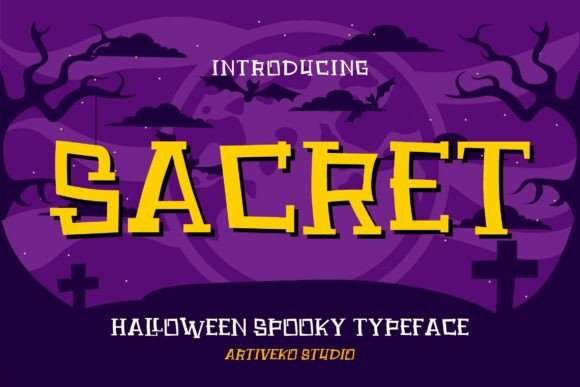 Sacret Font Gave My Bakery Packaging a Spooky, Polished Look