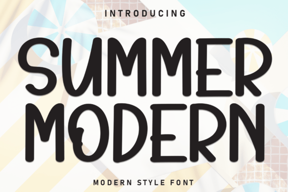 Summer Modern: A Versatile Display Font for Editorial Design