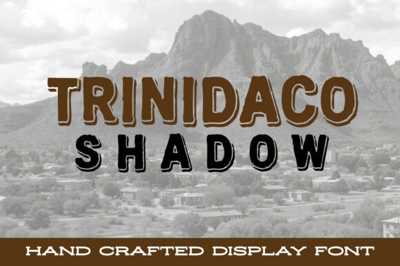 Trinidaco Shadow: A Font That Speaks with Texture