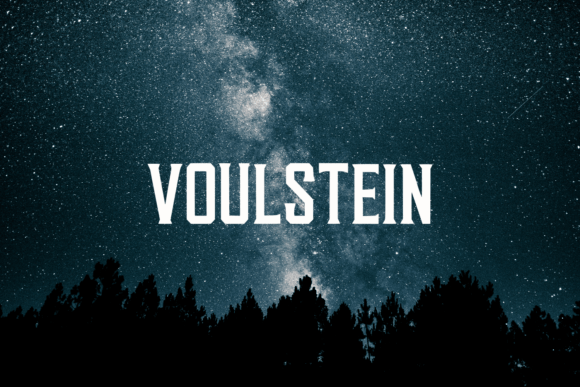 Voulstein: A Display Font Built for Bold Marketing Campaigns