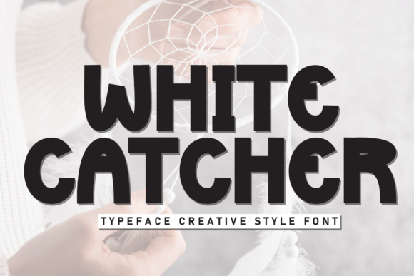 White Catcher: A Bold Display Font for Editorial Design